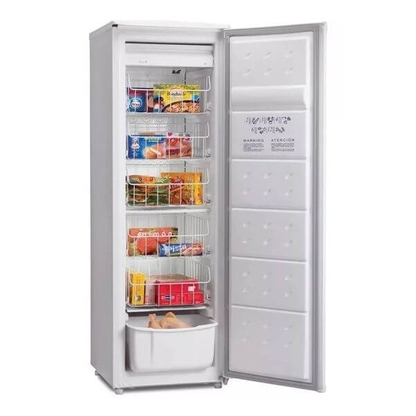 FREEZER E.DE LUJO EVU22D1 200LTS VERT.6 CAJ.