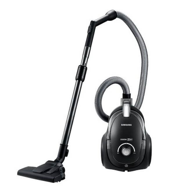 ASPIRADORA SAMSUNG VC20CCNMA 1.5LT S/BOLSA 2000W NEGRO