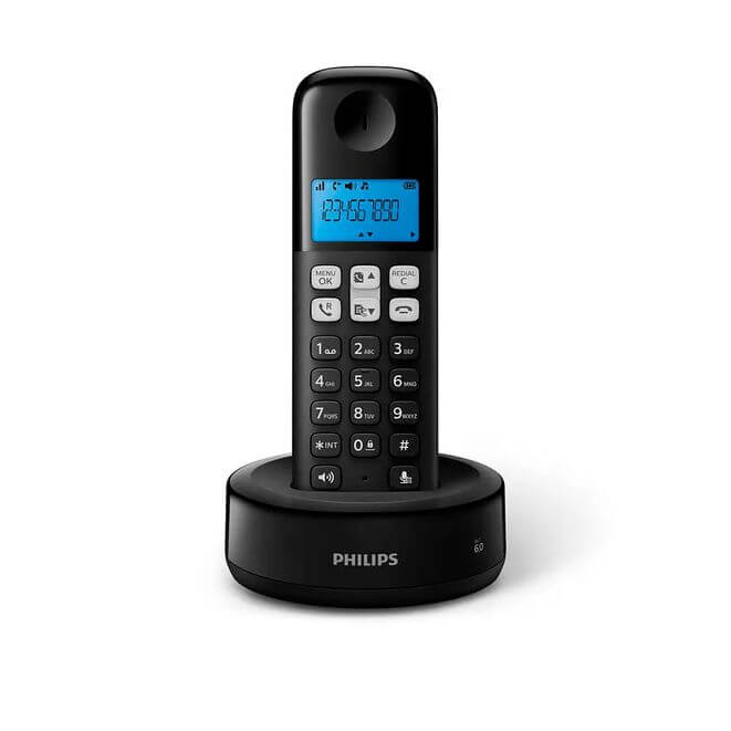 TELEFONO INALAMBRICO PHILIPS D1311 IDENTIFICADOR NEGRO