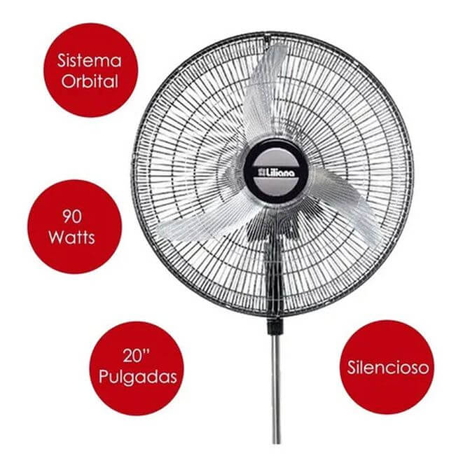 VENTILADOR DE PIE LILIANA 20