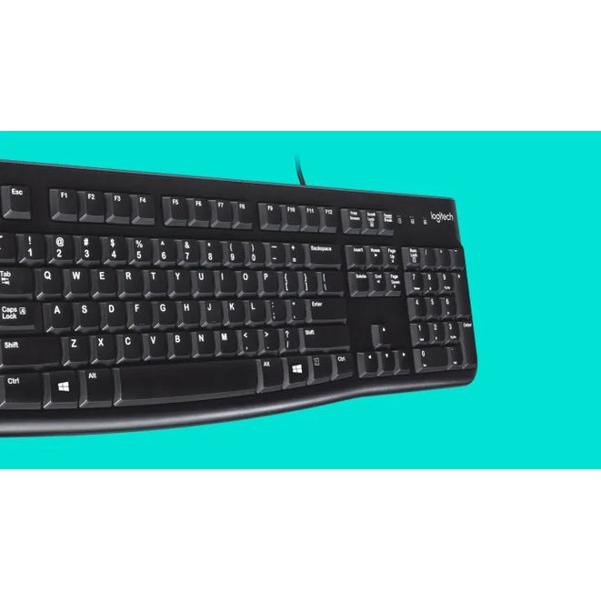 TECLADO LOGITECH K120 QWERTY- NEGRO