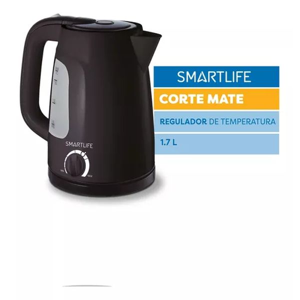 PAVA SMARTLIFE SL-EK1714B 1.7 LITROS REGULABLE NEGRA