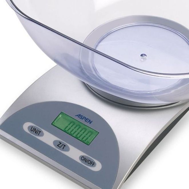 BALANZA ASPEN BC-220 DE COCINA DIG. SILVER 3K