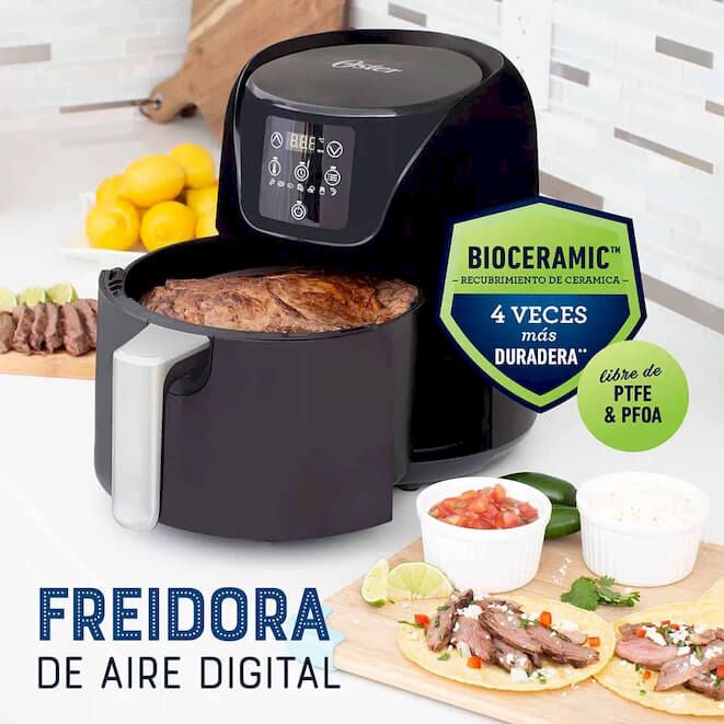 FREIDORA OSTER AF40D DE AIRE DIGITAL 4LTS