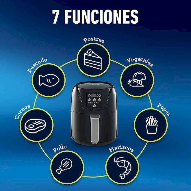 FREIDORA OSTER AF40D DE AIRE DIGITAL 4LTS