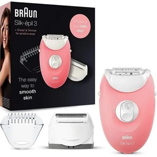 DEPILADORA BRAUN SE3440 SERIE 3 - 20 PIEZAS CON CABEZALES
