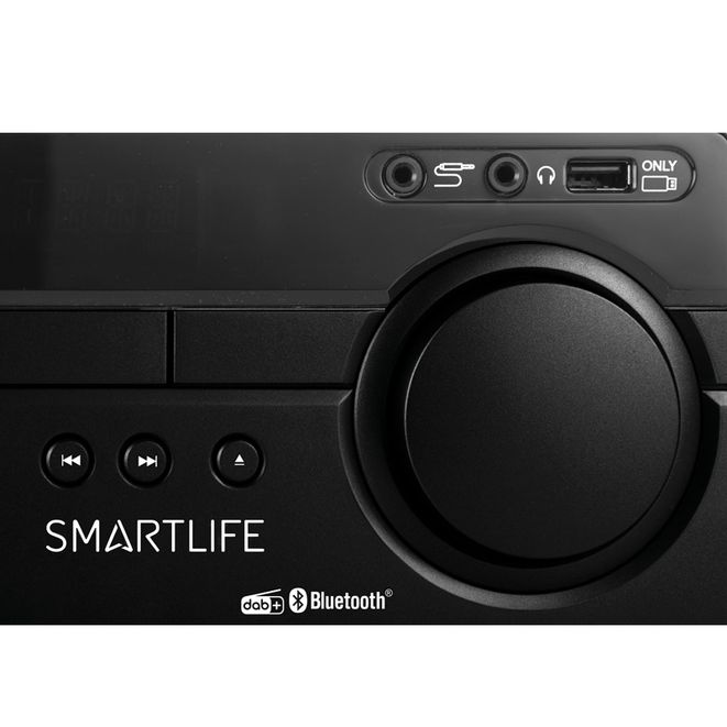 MINICOMPONENTE SMARTLIFE HF100 - CD/MP3/USB/BLUETOOTH - 100RMS