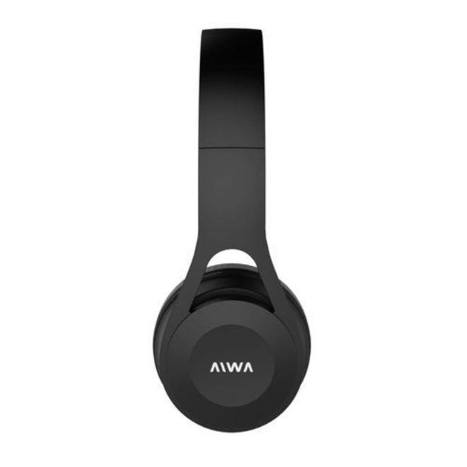 AURICULAR VINCHA AIWA PLEGABLE CON MICRÃ“FONO AVA-102N / NEGRO