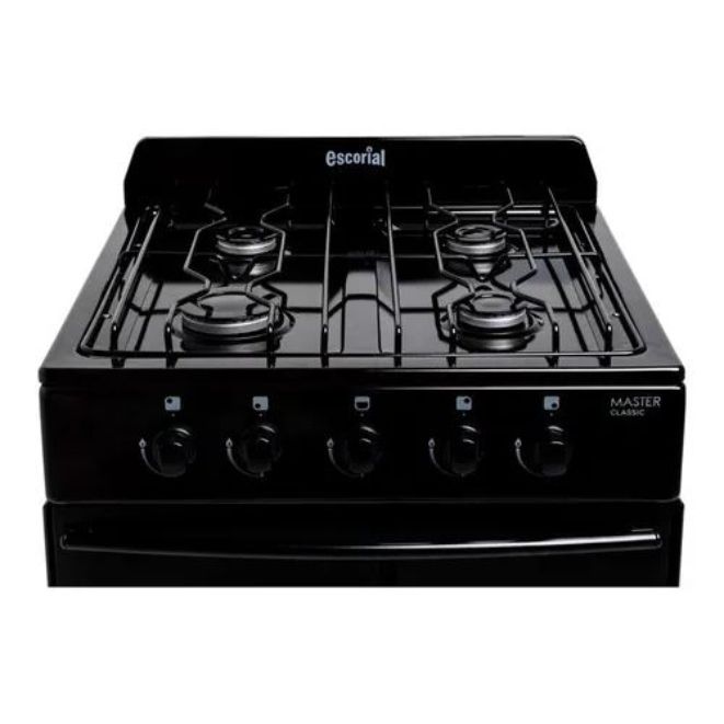 COCINA ESCORIAL MASTER CLASSIC BLACK 56CM - GAS ENVASADO