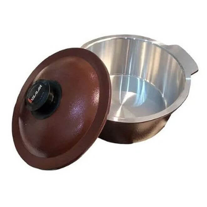 OLLA USMAN 22 2LT ALUMINIO INTERIOR PULIDO