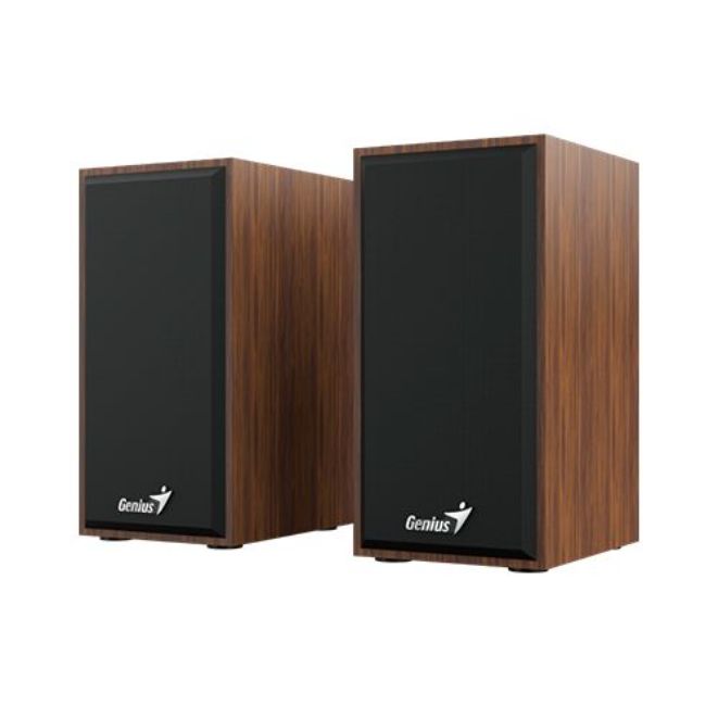 PARLANTE GENIUS SP-H380 WOOD 6W - BLUETOOTH Y USB (2 UN.)