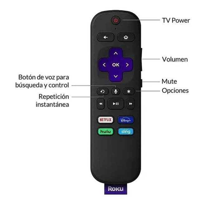 CONECTOR ROKU STREAMING STICK 4K 3820MX 1GB