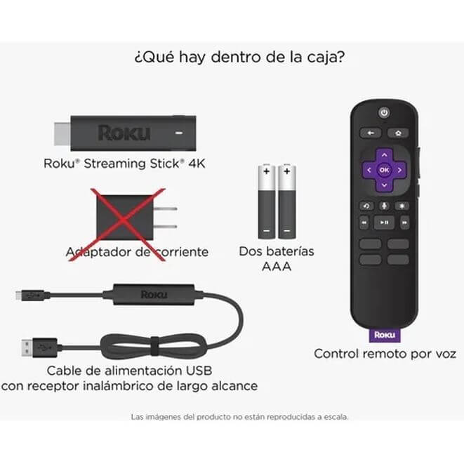 CONECTOR ROKU STREAMING STICK 4K 3820MX 1GB