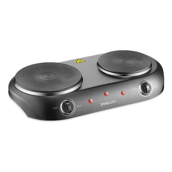 ANAFE PHILCO ANPH2RB DOBLE C/REG. TEMP. 2500W