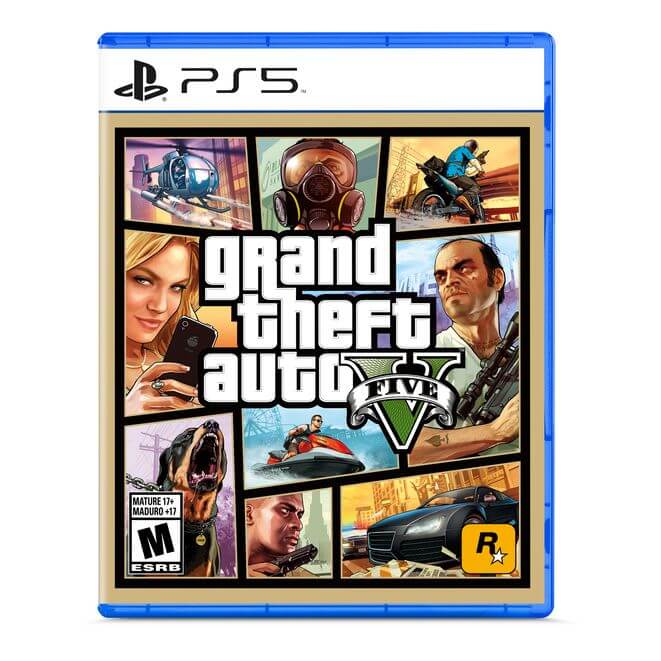 GTA V GRAND THEFT AUTO 5 - JUEGO SONY PS5 - LATAM