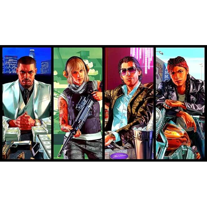 GTA V GRAND THEFT AUTO 5 - JUEGO SONY PS5 - LATAM