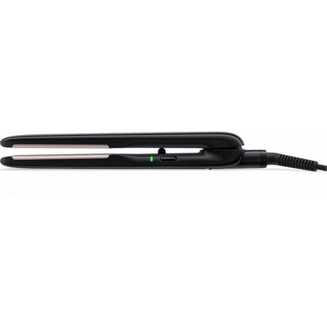 PLANCHITA DE CABELLO PHILIPS ESSENTIAL- HP8321 NEGRO Y PLATEADO