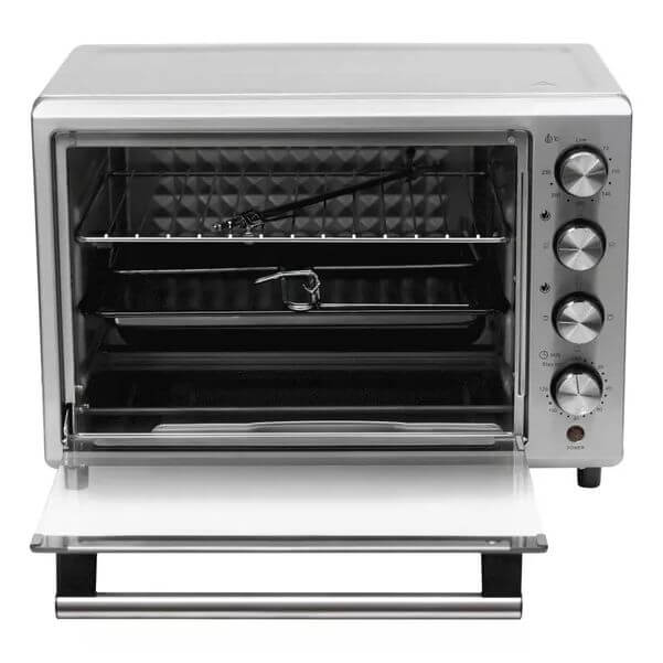 HORNO ELECTRICO ENOVA 35 LITROS INOX CONVECCION+SPIEDO