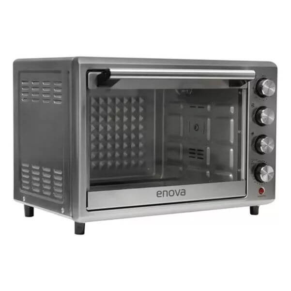 HORNO ELECTRICO ENOVA 35 LITROS INOX CONVECCION+SPIEDO