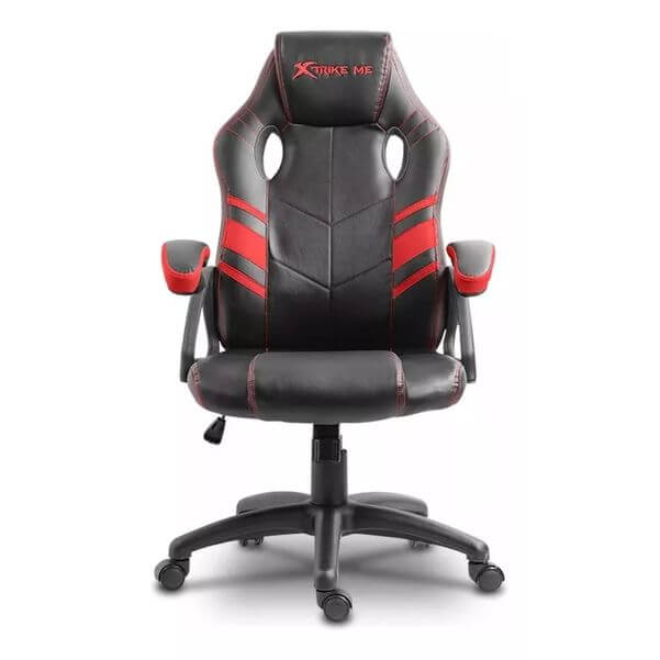 SILLA GAMER XTRIKE-ME GC-803-RD NEGRA Y ROJA