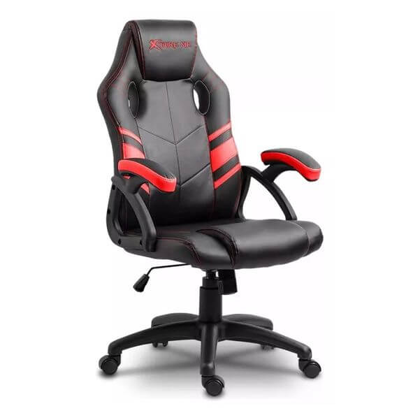 SILLA GAMER XTRIKE-ME GC-803-RD NEGRA Y ROJA