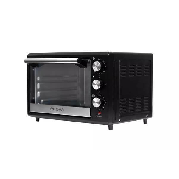 HORNO GRILL ENOVA 25 LITROS TIMER 1500W NEGRO