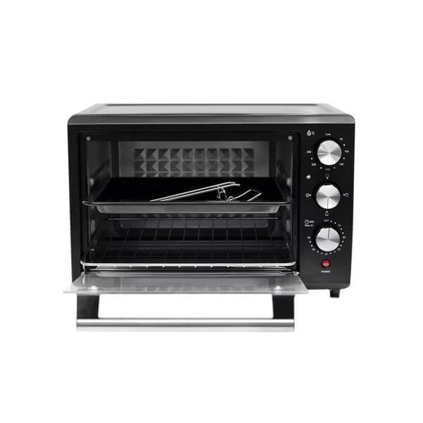 HORNO GRILL ENOVA 25 LITROS TIMER 1500W NEGRO