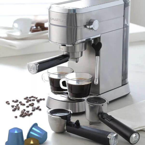 CAFETERA SMARTLIFE EC5418NDG EXPRES 3EN1 CAPSULAS