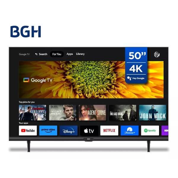 SMART TV BGH 50 B5022US6G GOOGLE TV
