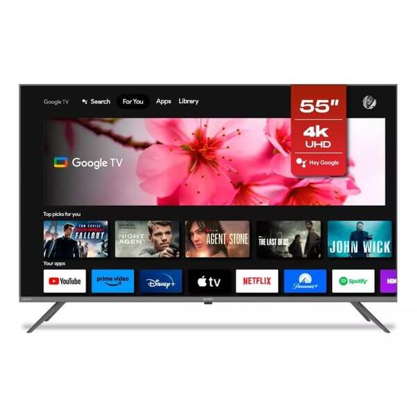 SMART TV SHARP 55 4T-C55FL6L GOOGLE TV
