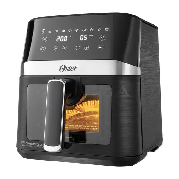 FREIDORA OSTER AF40W DE AIRE 4L CON VISOR Y LUZ