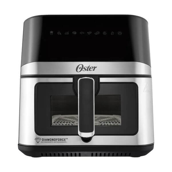 FREIDORA OSTER AF75W DE AIRE 7.5L CON VISOR Y LUZ