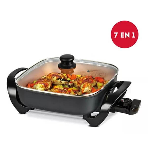 PARRILLA ELECTRICA LILIANA AK910 7EN1 1500W COBRE