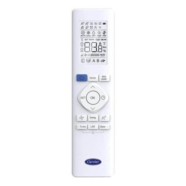 AIRE ACONDICIONADO SPLIT CARRIER 2740FC INVERTER SMART 53HVN09GN81