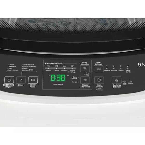 LAVARROPAS WHIRLPOOL WW09HBB 9KG 750RPM BLANCO SUPERIOR