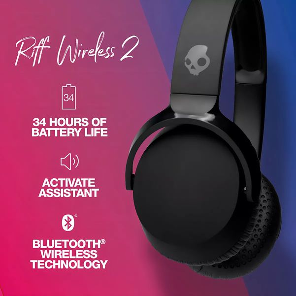 AURICULAR SKULLCANDY S5PRW-P740 NEGRO BT OVER EAR