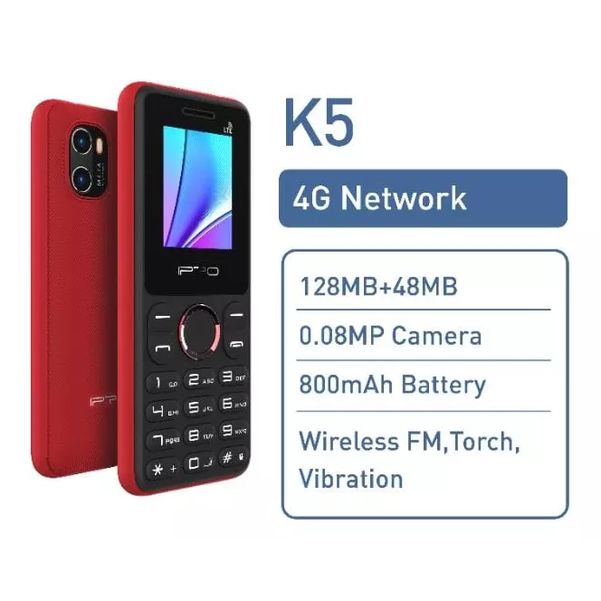 CELULAR IPRO K5 1.8P FM BT 4G PARA ADULTOS MAYORES