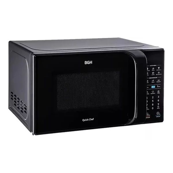 MICROONDAS BGH B120D-N20 20LT DIGITAL NEGRO