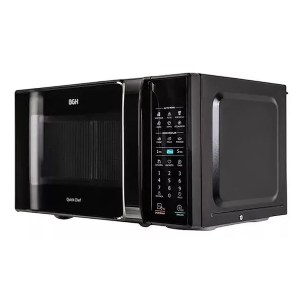 MICROONDAS BGH B120D-N20 20LT DIGITAL NEGRO