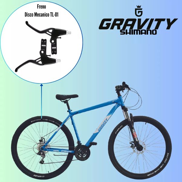 BICICLETA GRAVITY R29 MTB 21V SUNRUN ALUM FRENOS DISCO