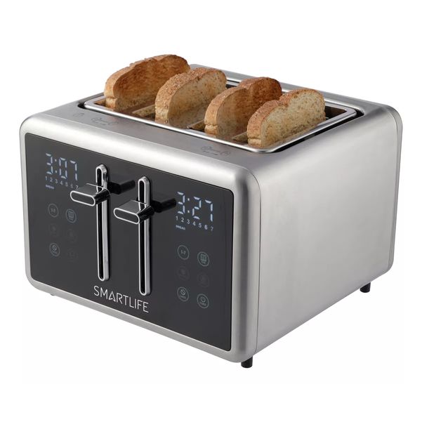 TOSTADORA SMARTLIFE SL-TOD1520 4 REBANADAS DIGITAL