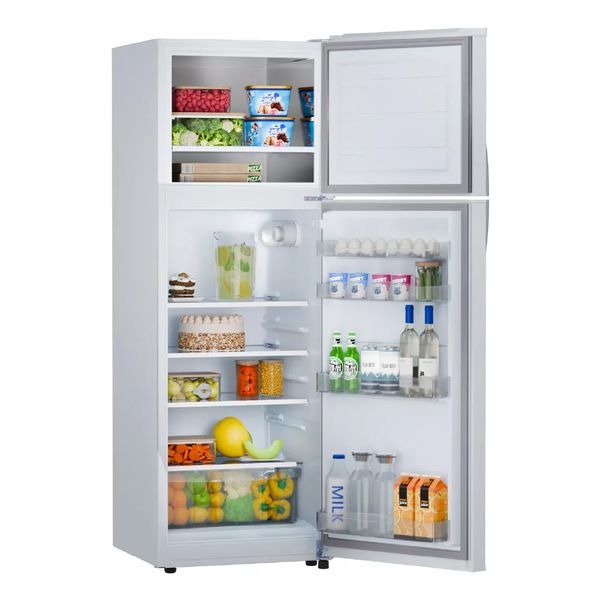 HELADERA DREAN HDR280F50B BLANCA 277LT ESTANTES DE VIDRIO A+