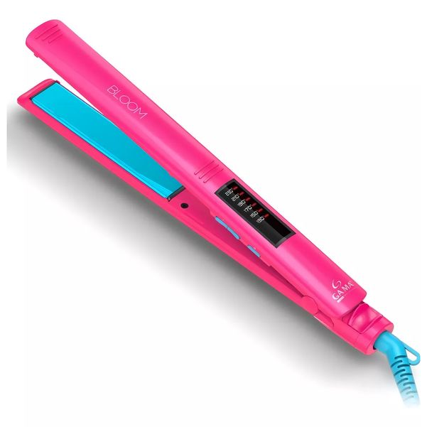 PLANCHA DE CABELLO GAMA ELEGANCE LED BLOOM PINK