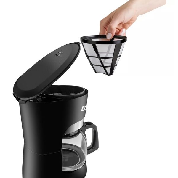CAFETERA ATMA CA8143P 1.25L FILTRO NEGRA