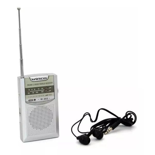 RADIO WINCO W203 PORTATIL AM/FM