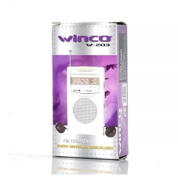 RADIO WINCO W203 PORTATIL AM/FM