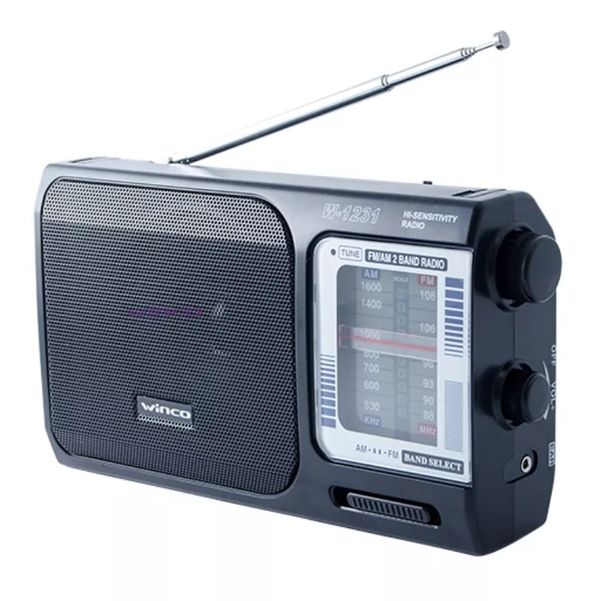 RADIO WINCO W1231 DE MESA DUAL AM/FM