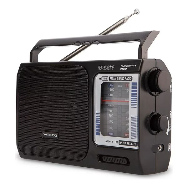 RADIO WINCO W1231 DE MESA DUAL AM/FM