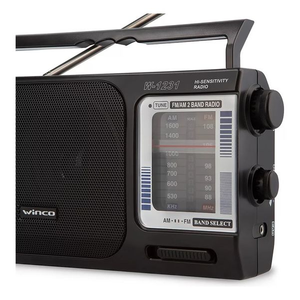 RADIO WINCO W1231 DE MESA DUAL AM/FM
