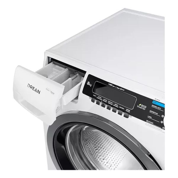 LAVARROPAS DREAN LFDR0814SB0 8KG 1400RPM INVERTER BLANCO
